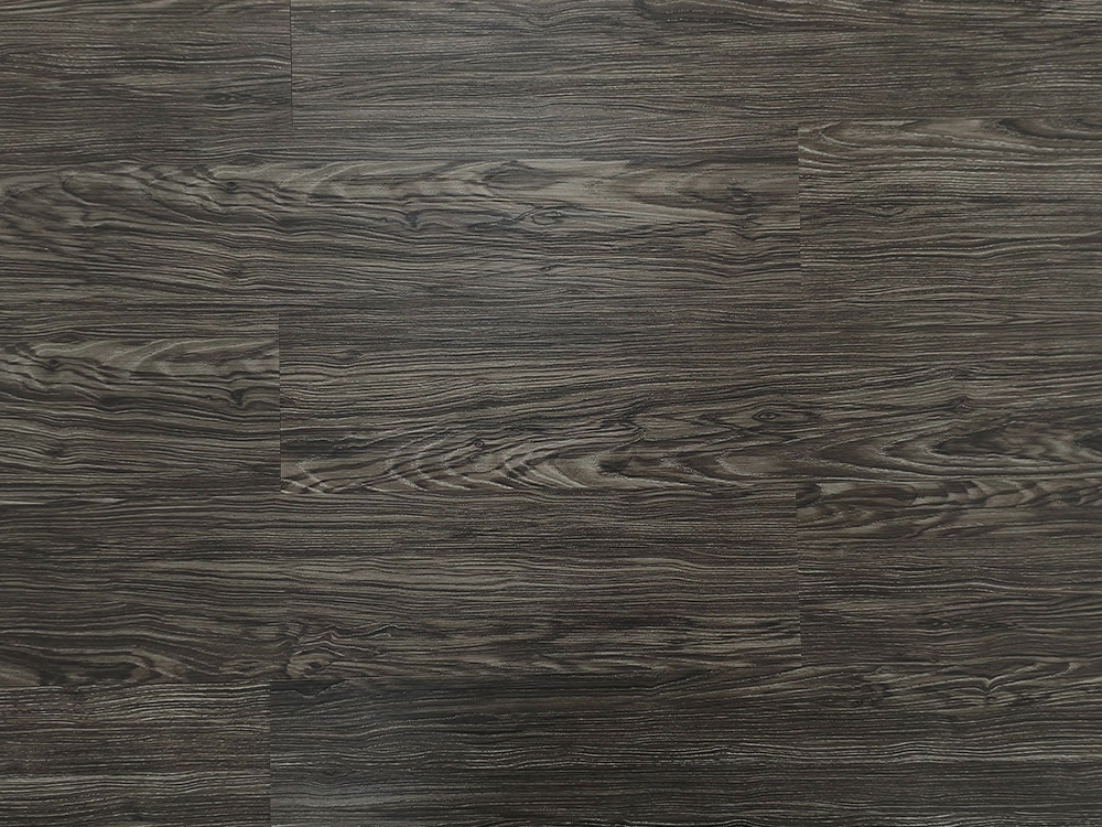 LVT gulvbelægning mørkegrå træ 6×36