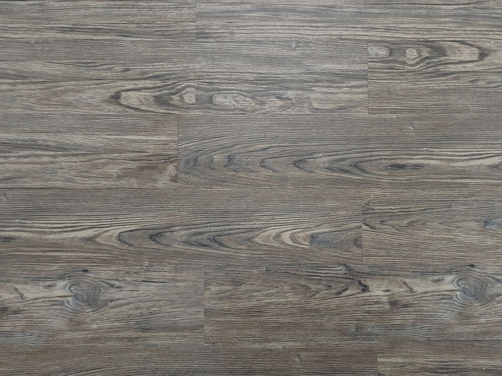 LVT Gulvbelægning Lysegrå Brun Træ 6×36